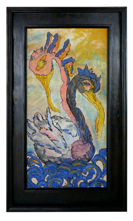LoveSwanFramed